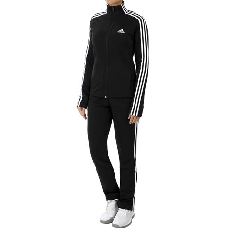 adidas trainingsanzug damen schwarz weiss|Adidas trainingsanzug damen.